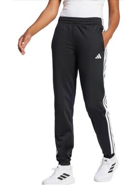 Adidas Women's Track Pants Black White Size S